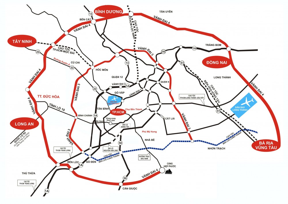 Vành đai 4 TP.HCM sẽ khởi công năm 2024