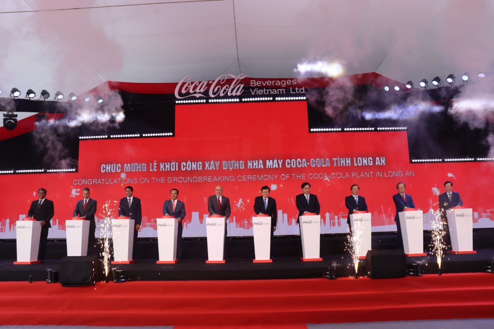 Long An: Coca-Cola Việt Nam khởi công xây dựng nhà máy 136 triệu USD